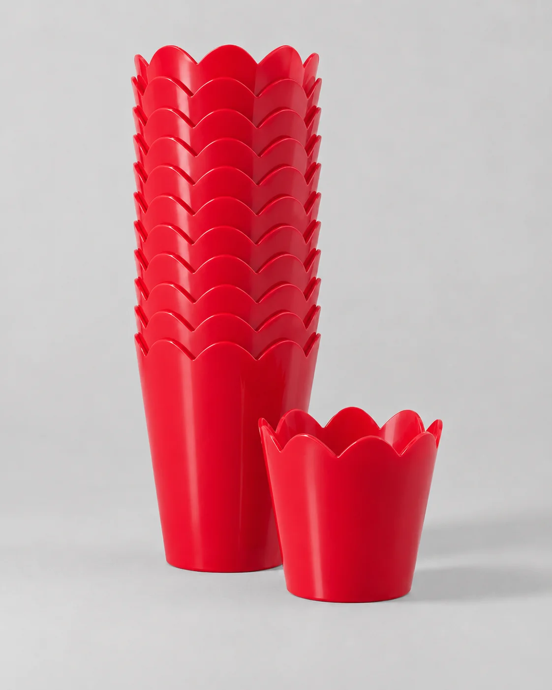 Flambeaux plastica rosso