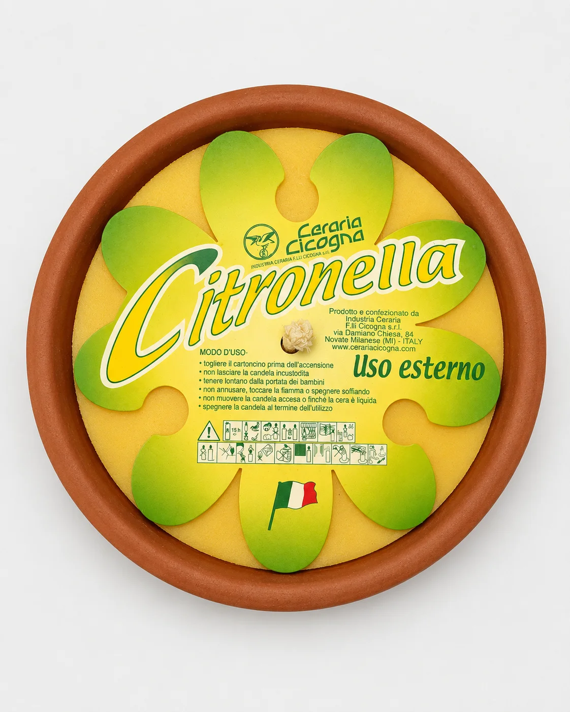 Coppa Citronella Grande — vista dall'alto