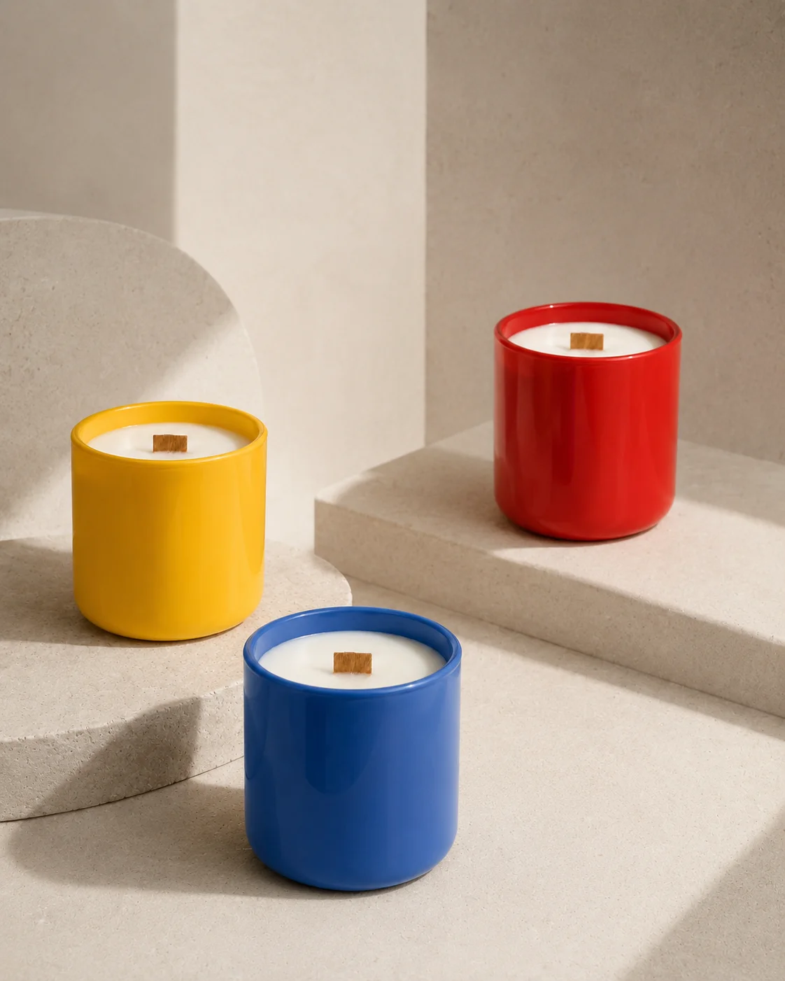 Brand di design con candele
